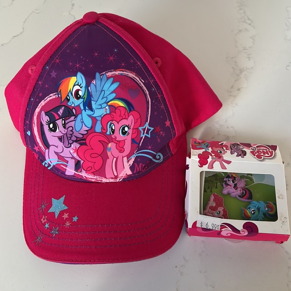 My Little Pony Hat and Jibbitz NWT